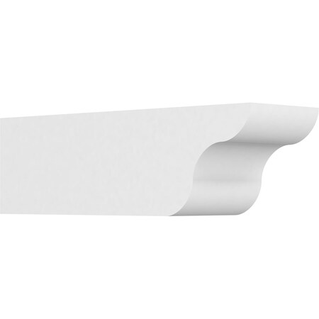 Ekena Millwork Standard Carmel Architectural Grade PVC Rafter Tail, 6"W X 6"H X 20"L RFTP06X06X20CAR